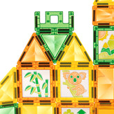 Magnetic Tiles For Kids Color Glue Painting Building Blocks DIY Toys Magnetic Tiles Art Creative Sets